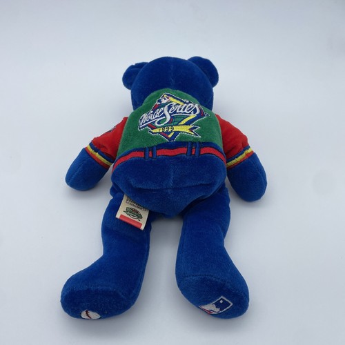 World Series Major League Baseball Bear Official Licensed Blue Yankees 25th 1999 - Picture 5 of 6