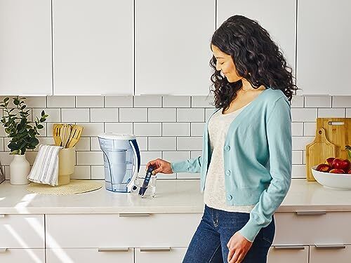 ZeroWater 10-Cup Ready-Pour 5-Stage Water Filter Pitcher 0 TDS for Improved T... - Picture 8 of 8