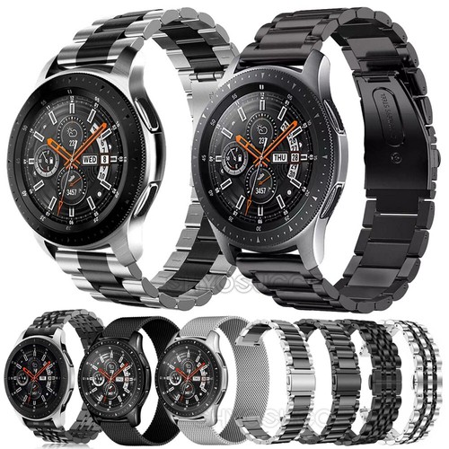 20-22mm Für Samsung Galaxy Watch 42mm R810/46mm R800 Edelstahl Milanese Armband