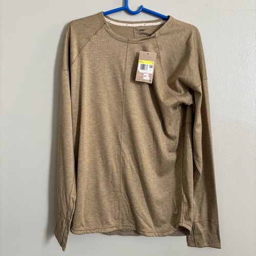 Nike Yoga Mens Size Small Dri-FIT Long Sleeve Shirt Crewneck Top FB7775-247 NWT