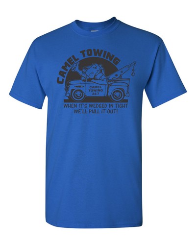 Herren-T-Shirt Camel Towing lustig Erwachsene Humor unhöflich Geschenk Abschleppwagen 1775 - Bild 13 von 49