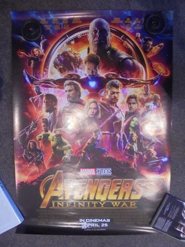 Póster de la película Avengers Infinity War original DS 27x40 Thanos - Imagen 8 de 9