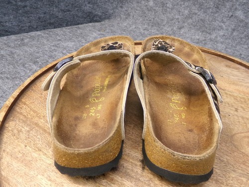 Birkenstock Womens Gizeh Papillio Cheetah Birko-Flor Sandals Size 38 US 7 Reg. - Picture 5 of 9