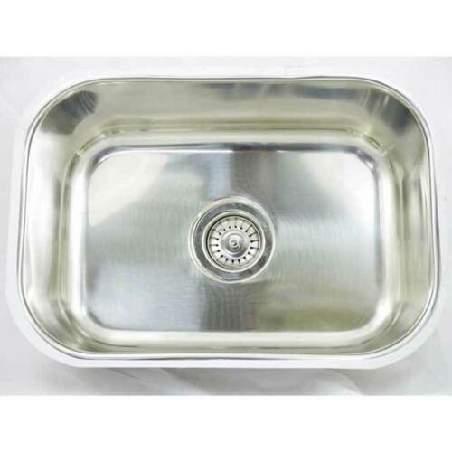 Stainless Steel Laundry Single BOWL Inset Sink Kitchen BAR TUB CM7 30L 534x380 - Picture 1 of 4