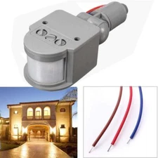 PIR Motion Sensor Switch Security Infrared Light Wall Easy 180° NEW P6J2 Hot~