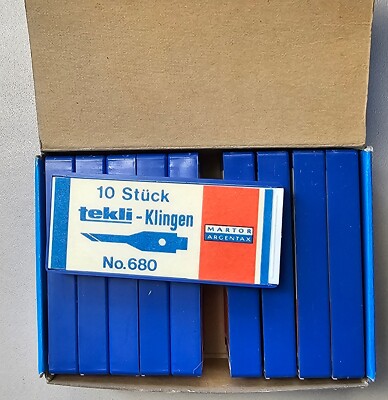 MARTOR Solingen tekli 90 Klingen Nr 680 Skapell Grafik Grafikklingen Messer