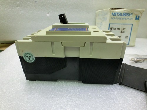 Mitsubishi NF63-HW 3P No-fuse Circuit Breaker,AC40A,Pole3P 690V 6KV,Unused&95533 - Picture 5 of 9