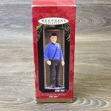 Star Trek Ornament Dr. Leonard H. Bones McCoy Handcrafted Christmas Collectible