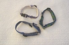 Preowned Lot of 3 Dog Pet Collars - 13" to 15" - The Artful Canine