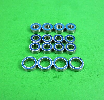 16 PCS Metal Shielded PRECISION Ball Bearing Set FOR Tamiya TT-02 TT02