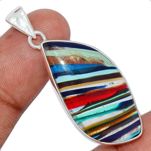 Synthetic Surfite Surfboard 925 Sterling Silver Pendant Jewelry CP58706