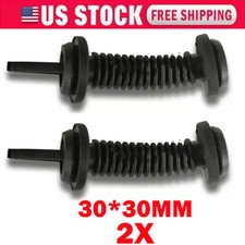 2 PCS 30*30mm Car Harness Wiring Door Tube Rubber Sleeve Dust-proof Tubes US