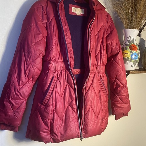 Michael Kors Mädchen Jugend Kapuze Puffer Mantel Jacke Parka Gr. 14 Deep Pink - Bild 2 von 18