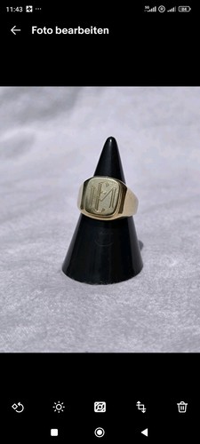 Alter Siegelring Goldring 333 Gold Ring Monogramm EM ME Gr. 50 Herrenring - Bild 22 von 22