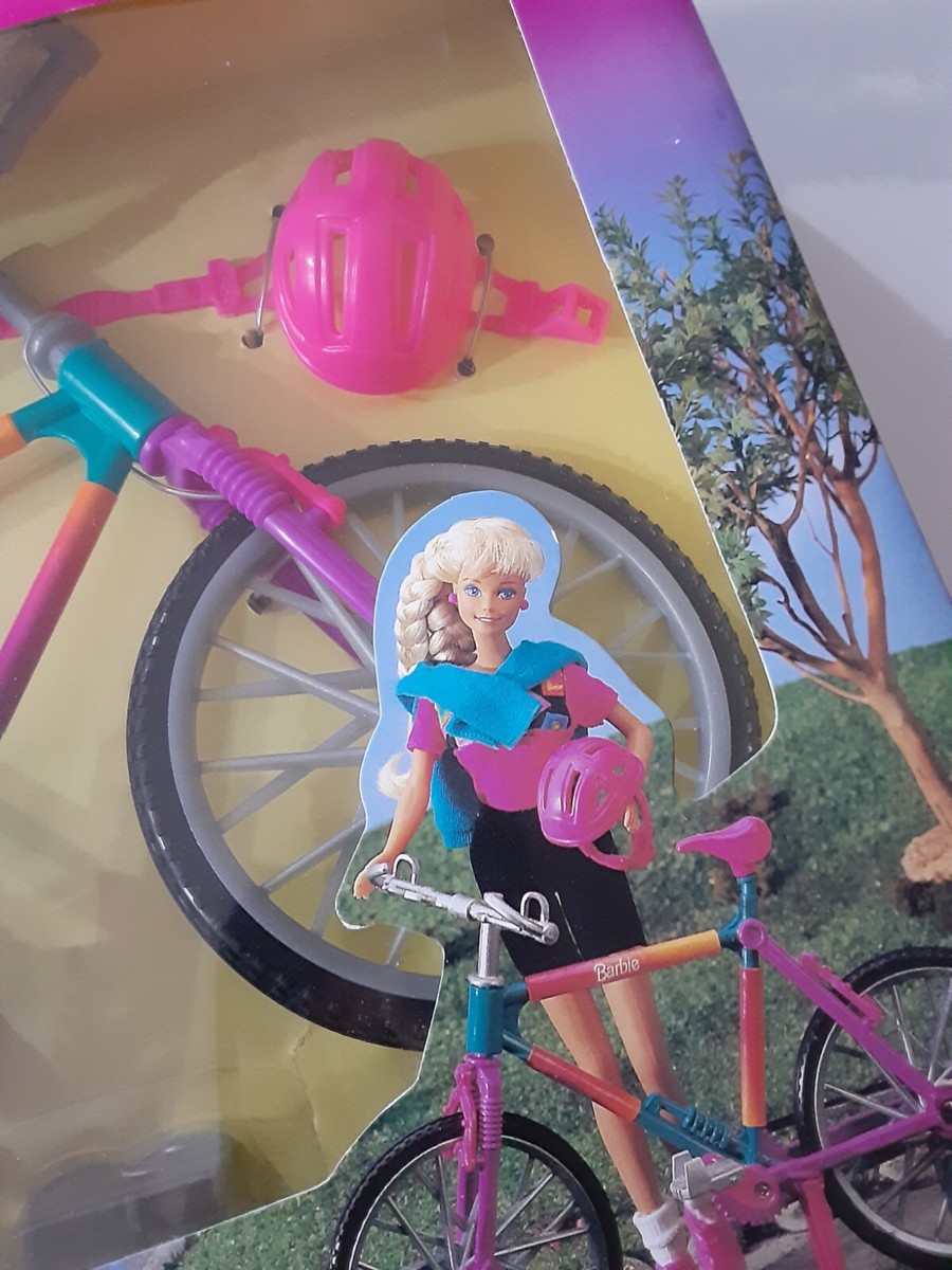 バービー楽しいサイクリング レア VINTAGE ~ 1995 Barbie Biking Fun ~#67053-91~ NIB | eBay