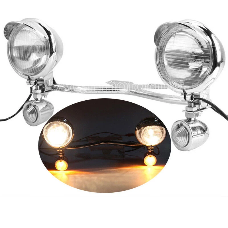 Kit de barra de luces de señalización de giro de paso para Yamaha Road Star XV 1600 1700 Silverado Foto 3 de 4