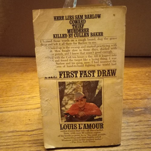 The First Fast Draw Louis L'Amour Western Novel Paperback Book - Picture 2 of 3