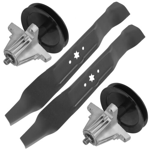 42" Deck Spindle Blade Kit Fits Cub Cadet RZT-42 RZT42 2011 and up 42" Deck - Picture 7 of 8