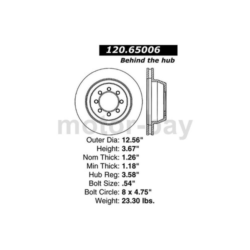 Front Brake Pads and Rotors For Ford E-350 Econoline Club Wagon 1988 1987 1986 - Picture 4 of 12