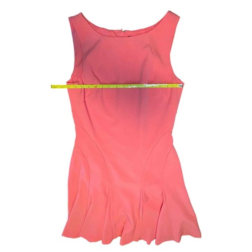 Vestido sin mangas Lauren by Ralph Lauren rosa entallado y acampanado talla 10 - Imagen 2 de 4