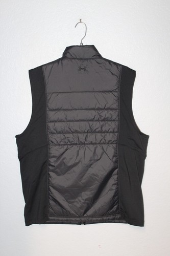 $100 NEW Under Armour Men LARGE Black Circuit Insulated Vest Full Zip Puffer - Picture 2 of 7
