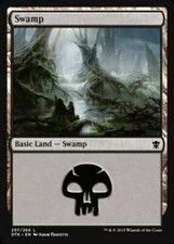 X4 Swamp 257 Dragons of Tarkir LP/NM MTG Magic DNA GAMES