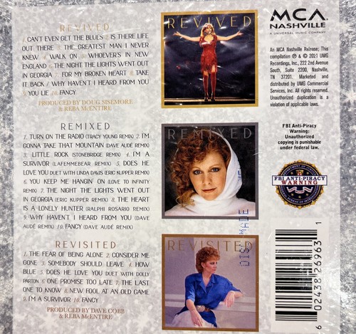 Reba McEntire - Revived Remixed Revisited (CD) - Picture 3 of 3