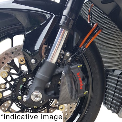 Kit durites de frein tress�es Kevlar Frentubo Type 3 pour Yamaha YZ125 1997 - Photo 4/7
