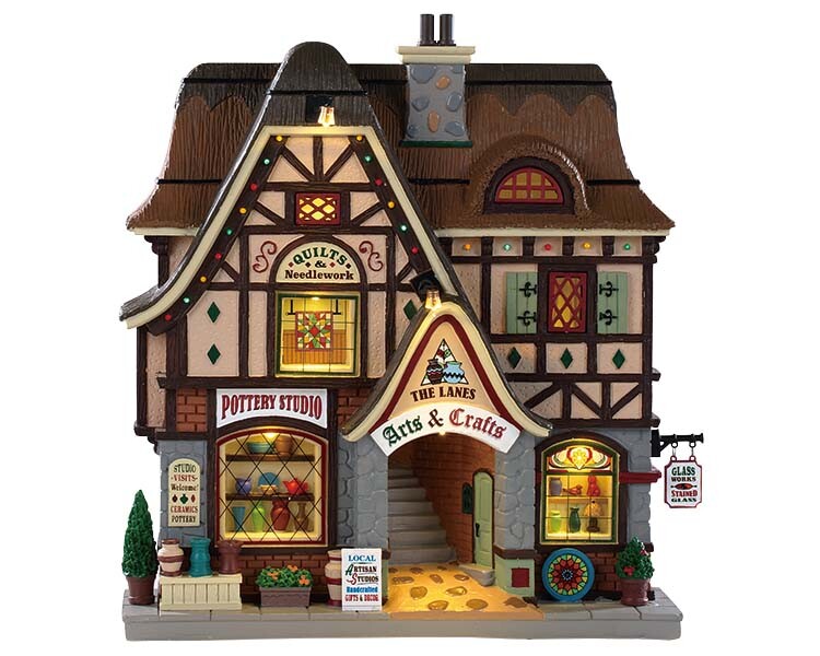 LEMAX 95472 THE LANES-ARTS & CRAFTS Neu Weihnachtsdorf Winterdorf Modellbau LEMAX 95472 THE LANES-ARTS & CRAFTS Neu Weihnachtsdorf Winterdorf Modellbau