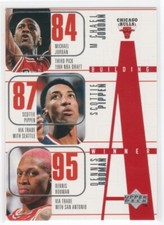 1996-97 Upper Deck #139 Michael Jordan/Scottie Pippen/Rodman/Kukoc/Harper Bull b