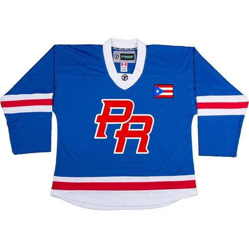 Puerto Rico Eishockey Trikot Neu! Kostenloser Versand - Bild 2 von 7