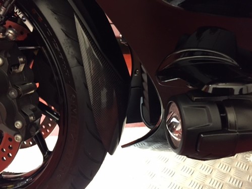 Guardabarros extensor de carbono BMW R1200GS LC 13> R 1200 GS R1200 protector de barro de carbono - Imagen 2 de 6