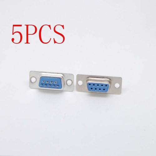 lotof RS232 Serial 9Pin DB9 com Connectors Adapter Female to Male Soldering Plug - Picture 2 of 6