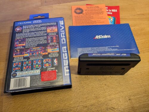 NBA Jam T.E. Tournament Edition Sega Mega Drive komplett MD PAL CIB - Bild 2 von 3
