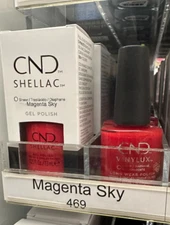 CND VINYLUX & Shellac DUO Magenta Sky