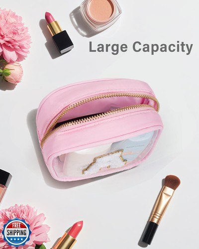 Bolsa de Maquillaje Transparente de Viaje KOTORA, Bolsa de Maquillaje Impermeable Artículos de Aseo  - Imagen 4 de 5