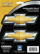 Chroma Graphics Chevy Bowties 2 pcs Holo Stick Onz Decal
