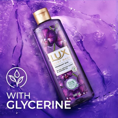 Lux Body Wash Black Orchid Scent & Juniper Oil 245 ML, - Picture 5 of 10