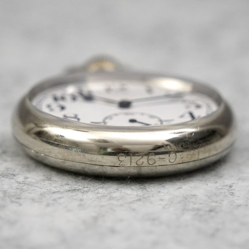 MOERIS 19H 15Jewels Swiss Made antiguo reloj de bolsillo militar británico reloj de servicio Segunda Guerra Mundial - Imagen 14 de 24