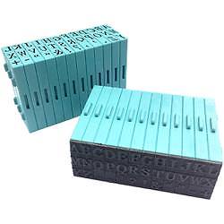 Lesley Riley Reverse Georgia Font Stamps 14" 36Pkg Lesley Riley Reverse Georgia Font Stamps 14" 36Pkg