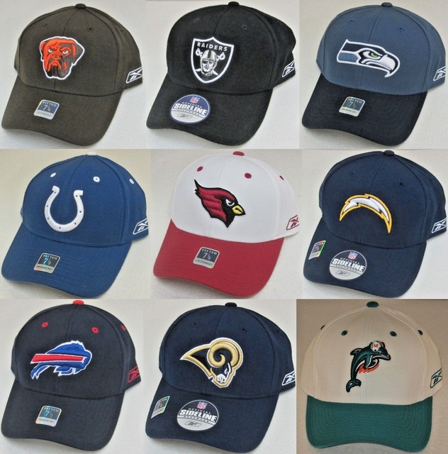 NFL MultiColor Structured Coaches Sideline Hat By Reebok eBay