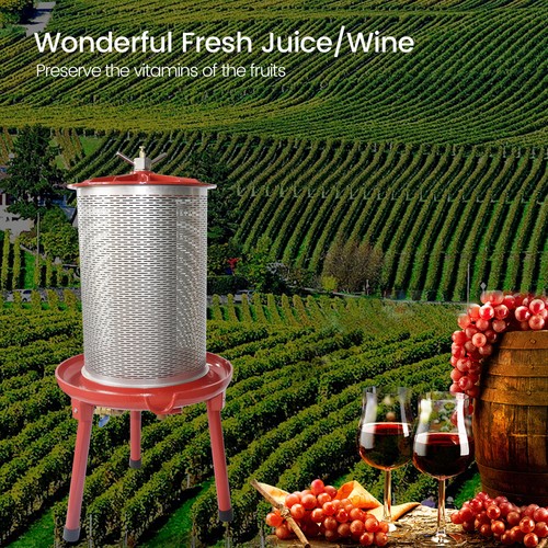 SQUEEZE master Stainless Steel  Hydraulic Fruit Wine Apple Press - Picture 1 of 28