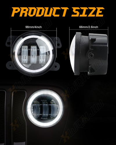 Fits 2016-19 Nissan Titan Pair Factory Bumper Replacement Fog Lights Clear Lens - Picture 6 of 14