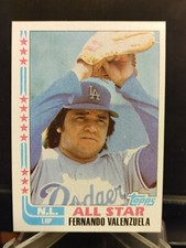Fernando Valenzuela 1982 Topps #345 - Los Angeles Dodgers