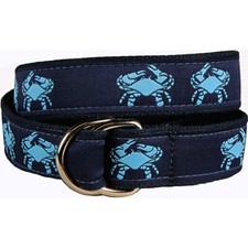 NWOT Belted Cow Company Lot of 2 Crab D-Ring Belts Boys Kids Medium