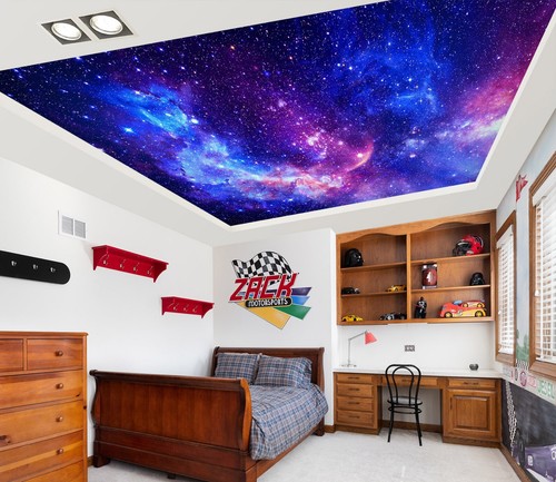 3D Purple Galaxy G3784 Ceiling WallPaper Murals Wall Print Decal Deco Erin 2023 - Picture 2 of 5