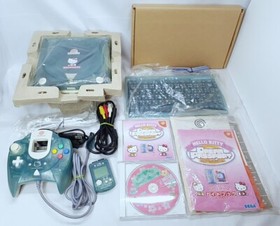 Sega Dreamcast console Hello Kitty Blue New Battery LED Boxed NTSC-J Tested