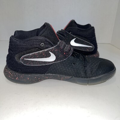 Nike Kyrie 2 Black Bright Crimson Red Speckle 827280-006