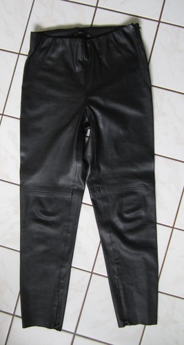 ZARA Damen Leggings Lederimitat Skinny Schwarz Basic Collection Gr. M - Bild 6 von 11