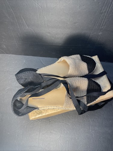 Free People $168 Island Time Wrap Espadrille Sandal Shoes Size 40 US 9.5 - Picture 4 of 6